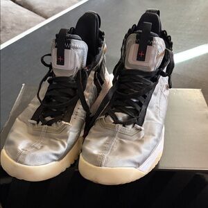 Jordan Black and Gray Sneakers